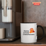 CT Tasse - schwarz - Starke Schule Odelzhausen - Logo