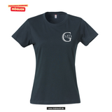 Clique BASIC T- Damen - navy - beidseitig bedruckt - Marion Dönhoff Gymnasium
