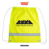 Korntex Gymbag - neon - 5-Täler-Schule - einfarbig schwarz