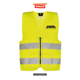 Korntex Warnweste Kids - neon - 5-Täler-Schule - einfarbig schwarz