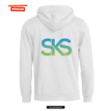 BASIC Hoody - Kinder - weiß - Druck beidseitig - Städtische Sekundarschule Straelen