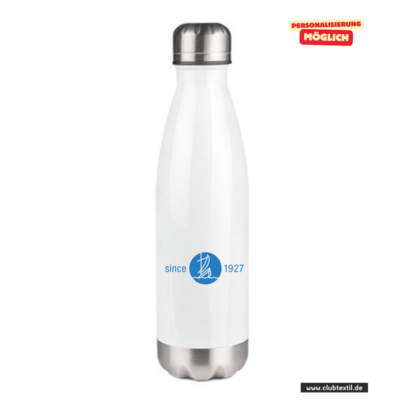 CT Thermoflasche - 500ml - weiß - St. Ursula Realschule Dorsten - Logo since