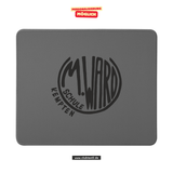 CT Mousepad - grau - Maria-Ward-Schule Kempten - Logo schwarz