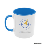 CT Tasse - blau - NORD Gymnasium Potsdam - Logo bunt