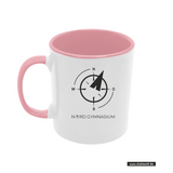 CT Tasse - rosa - NORD Gymnasium Potsdam - Logo schwarz