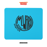 CT Mousepad - blau - Maria-Ward-Schule Kempten - Logo schwarz