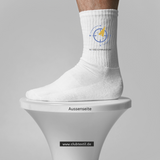 CT Tennissocken - weiß/weiß/bunt - NORD Gymnasium Potsdam - Logo bunt