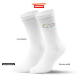 CT Tennissocken - weiß/weiß/bunt - Logo - Schule am Stromberg