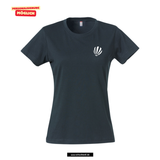 Clique BASIC T - Damen - dark navy - beidseitig bedruckt - einfarbig - Gebrüder-Montgolfier-Gymnasium Berlin