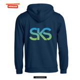 BASIC Hoody - Kinder - dark navy - Druck beidseitig - Städtische Sekundarschule Straelen