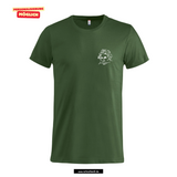 Clique Basic - T - Herren - bottle grün - beidseitig bedruckt - Beethovenschule Offenbach