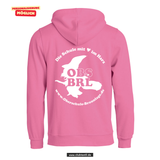 BASIC Hoody - Unisex - bright pink - Druck beidseitig - Oberschule Braunlage
