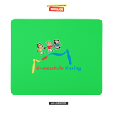 CT Mousepad - grün - Grundschule Kissing - Logo farbig