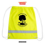 Korntex Gymbag - neon - Dr. Josef-Schofer-Schule - Logo einfarbig schwarz