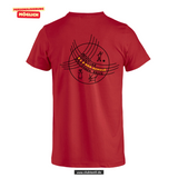 Clique Basic - T - Herren - rot- beidseitig bedruckt - Max-und-Justine-Elsner-Schule
