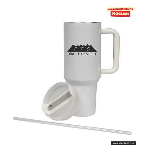 CT Edelstahl-Thermobecher - 1100ml - StanleyCup - 5-Täler-Schule - einfarbig