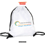 CT Gymbag - weiß - Schule am Stromberg - Schriftzug