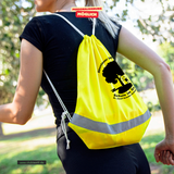 Korntex Gymbag - neon - Dr. Josef-Schofer-Schule - Logo einfarbig schwarz
