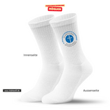 CT Tennissocken - weiß/weiß/bunt - St.-Bonaventura-Fachakademie für Sozialpädagogik Dillingen - Logo