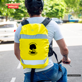Korntex Reflective Cover - neon - Dr. Josef-Schofer-Schule - Logo einfarbig schwarz