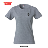 Clique BASIC T- Damen - grey melange - beidseitig bedruckt - Oberschule Braunlage