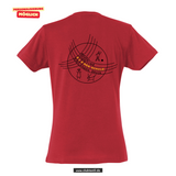 Clique BASIC T - Damen - rot- beidseitig bedruckt - Max-und-Justine-Elsner-Schule