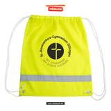 Korntex Gymbag - neon - St.-Bonaventura-Gymnasium Dillingen - Logo schwarz