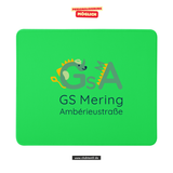 CT Mousepad - grün - Grundschule Amberieu Mering - Logo farbig