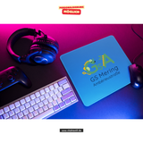 CT Mousepad - blau - Grundschule Amberieu Mering - Logo farbig
