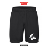 Clique BASIC Active Short - Kinder - schwarz - Oberschule Braunlage - Logo Schatten weiß