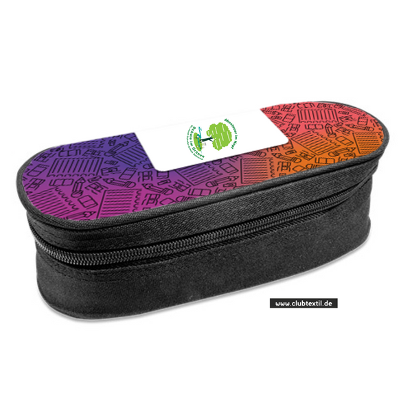 CT Stiftebox - rosa - Dr.-Josef-Schofer-Schule - Logo bunt