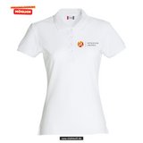 Clique BASIC Polo - Damen - weiß  - Mittelschule Karlsfeld