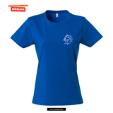 Clique BASIC T - Damen - royal blau - beidseitig bedruckt - Beethovenschule Offenbach