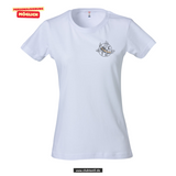 Clique BASIC T - Damen - weiß - beidseitig bedruckt - Max-und-Justine-Elsner-Schule