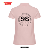 Clique BASIC Polo - Damen - Candy Pink - Druck beidseitig - Skiteam - Städtische Sekundarschule Straelen