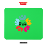 CT Mousepad - grün - Mittelschule Metten - Logo farbig