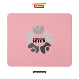 CT Mousepad - rosa - Mittelschule Metten - Logo einfarbig