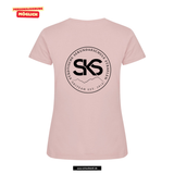 Clique BASIC T - Damen - Candy Pink - beidseitig bedruckt - Skiteam - Städtische Sekundarschule Straelen