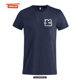 Clique Basic - T - Kinder - dark navy - beidseitig bedruckt - back print - Maria Theresia Gymnasium Augsburg