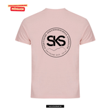 Clique Basic - T - Herren - Candy Pink - beidseitig bedruckt - Skiteam - Städtische Sekundarschule Straelen