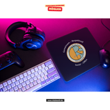 CT Mousepad - schwarz - Glonntal Realschule - Logo farbig