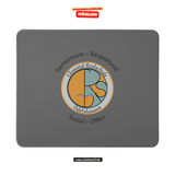 CT Mousepad - grau - Glonntal Realschule - Logo farbig