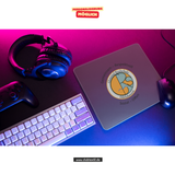CT Mousepad - grau - Glonntal Realschule - Logo farbig