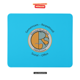 CT Mousepad - blau - Glonntal Realschule - Logo farbig