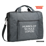 Clique PRESTIGE Briefcase - Laptoptasche - Humboldtschule Leipzig - Schriftzug