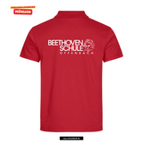 Clique BASIC Polo - Herren - rot - Beethovenschule Offenbach