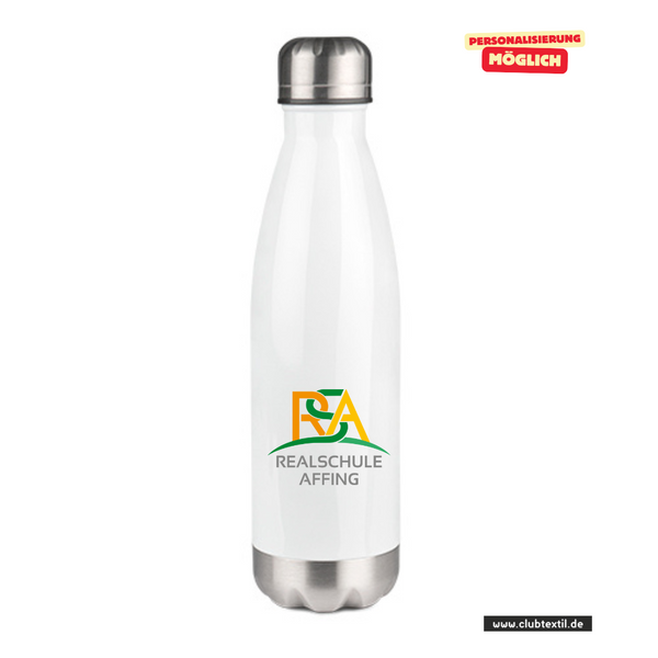 CT Thermoflasche - 500ml - weiß - Realschule Affing