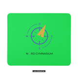 CT Mousepad - grün - NORD Gymnasium Potsdam - Logo bunt