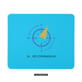 CT Mousepad - blau - NORD Gymnasium Potsdam - Logo bunt