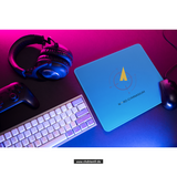 CT Mousepad - blau - NORD Gymnasium Potsdam - Logo bunt